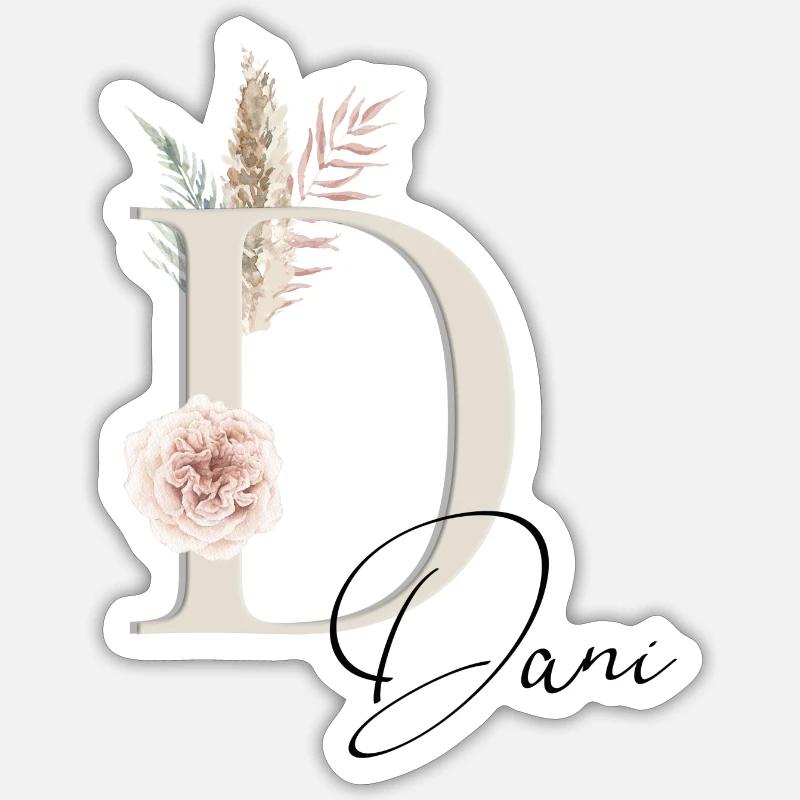 Dani! Nom Boho Sticker taille S (10 x 10 cm)