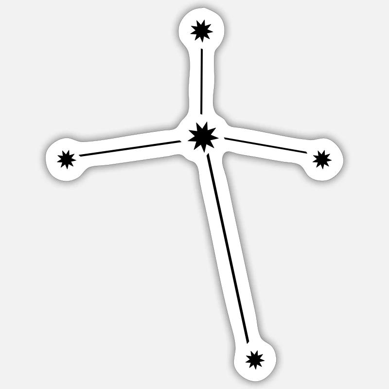 Sternbild Sticker Größe S (10 x 10 cm)