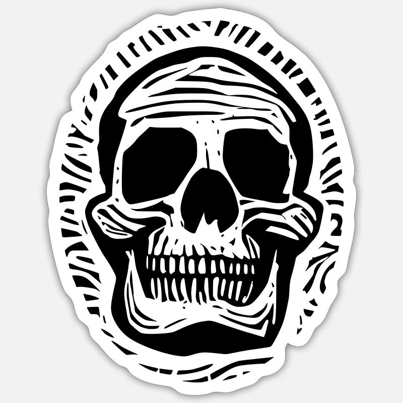 Sake - Sticker size S (10 x 10 cm) - white matte