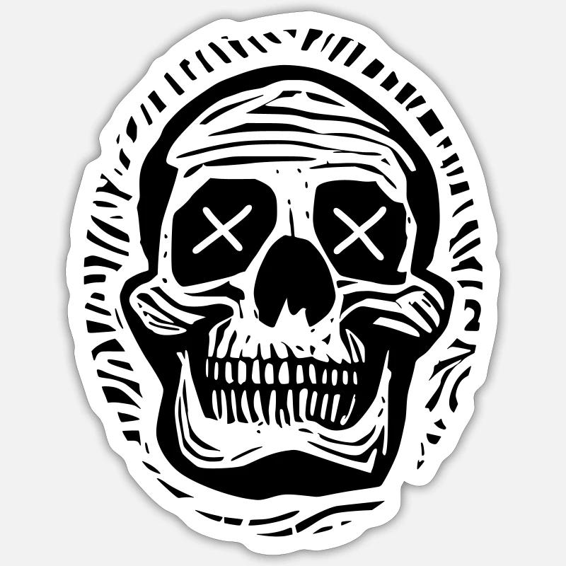 Sake - Sticker size S (10 x 10 cm) - white matte