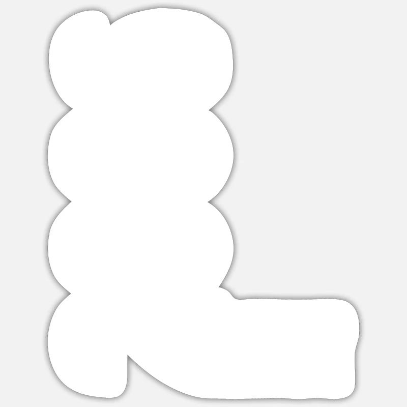 Édition limitée 2006 - Sticker taille S (10 x 10 cm) - blanc mat