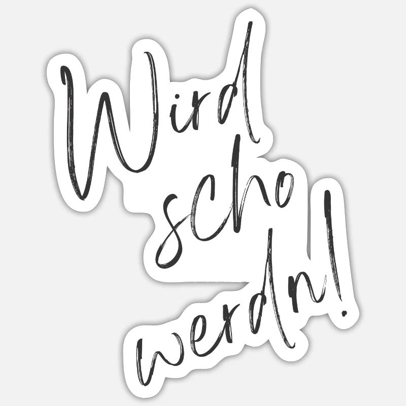 Sticker Größe S (10 x 10 cm) - 