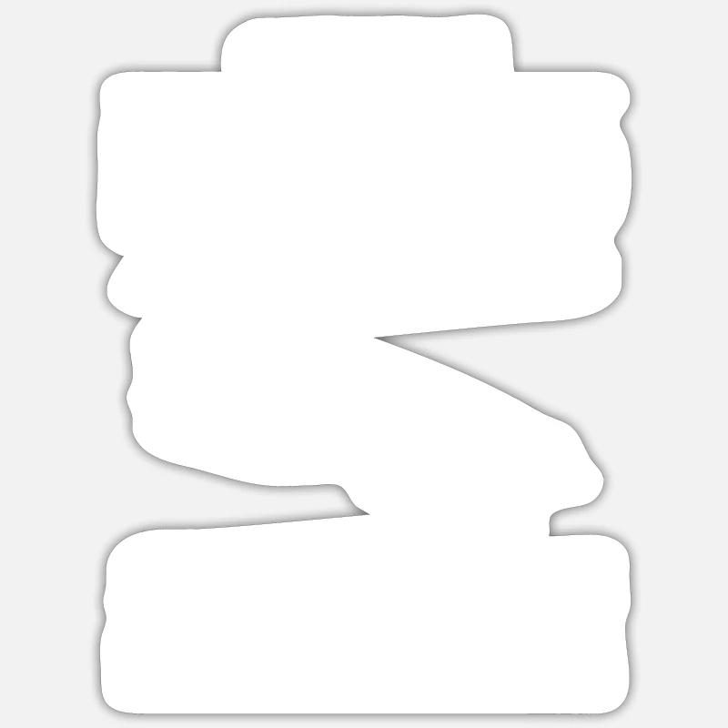 Bobsleigh - Bobsleigh - Sticker size S (10 x 10 cm) - white matte