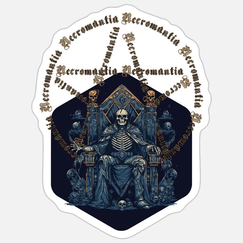 Necromantia 2 - Sticker size S (10 x 10 cm) - white matte