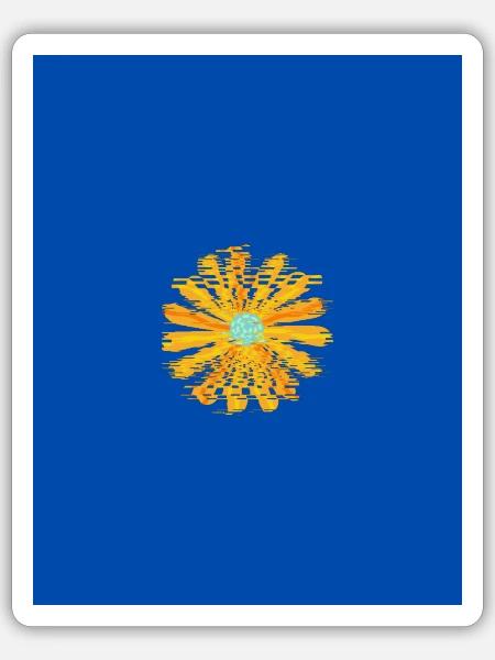 be sunny - Sticker Größe S (10 x 10 cm) - Mattweiß