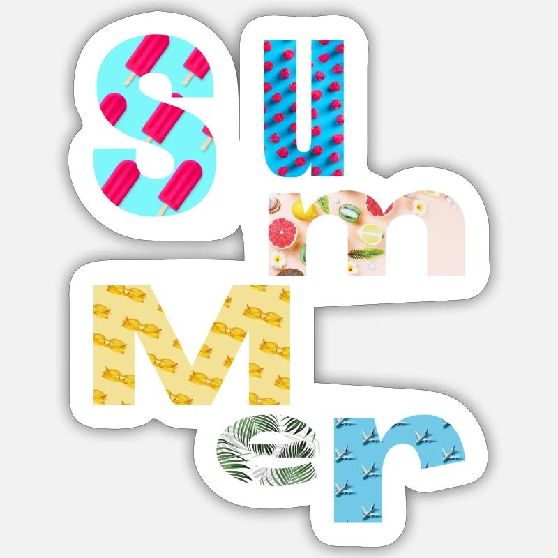 Summer / Sommer Sticker size S (10 x 10 cm)
