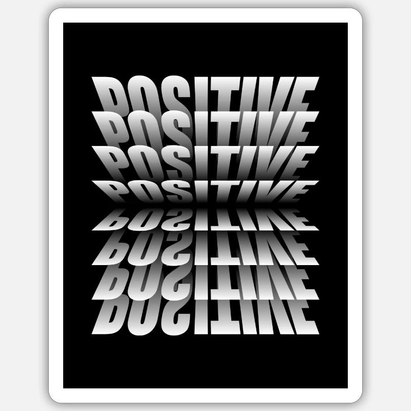 Postiff - Sticker Größe S (10 x 10 cm) - Mattweiß
