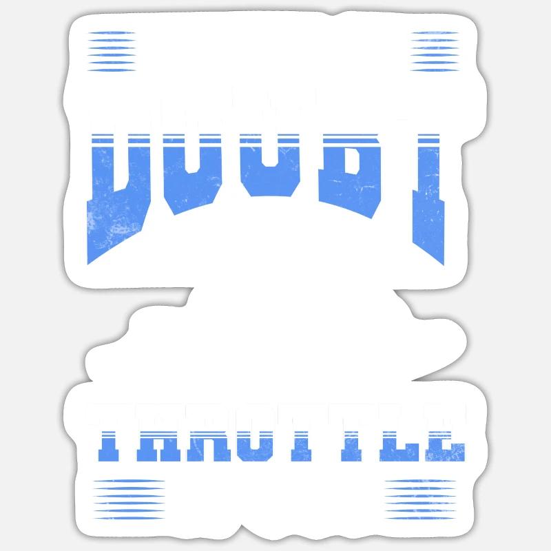 When in doubt throttle it out Sticker size S (10 x 10 cm)