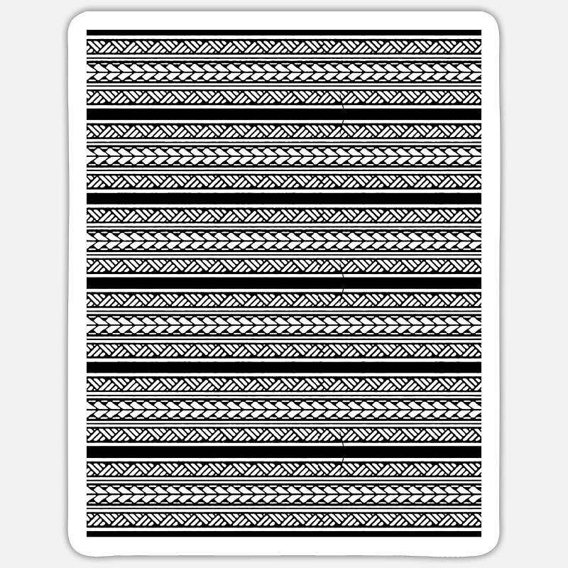 Indigenous Graphics - Sticker size S (10 x 10 cm) - white matte