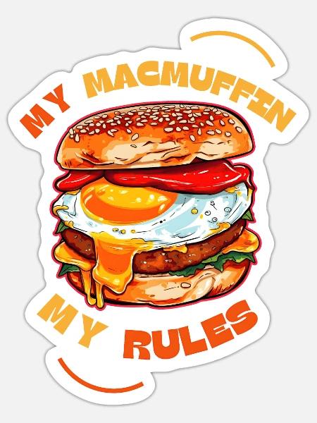 - Sticker size S (10 x 10 cm) - white matte