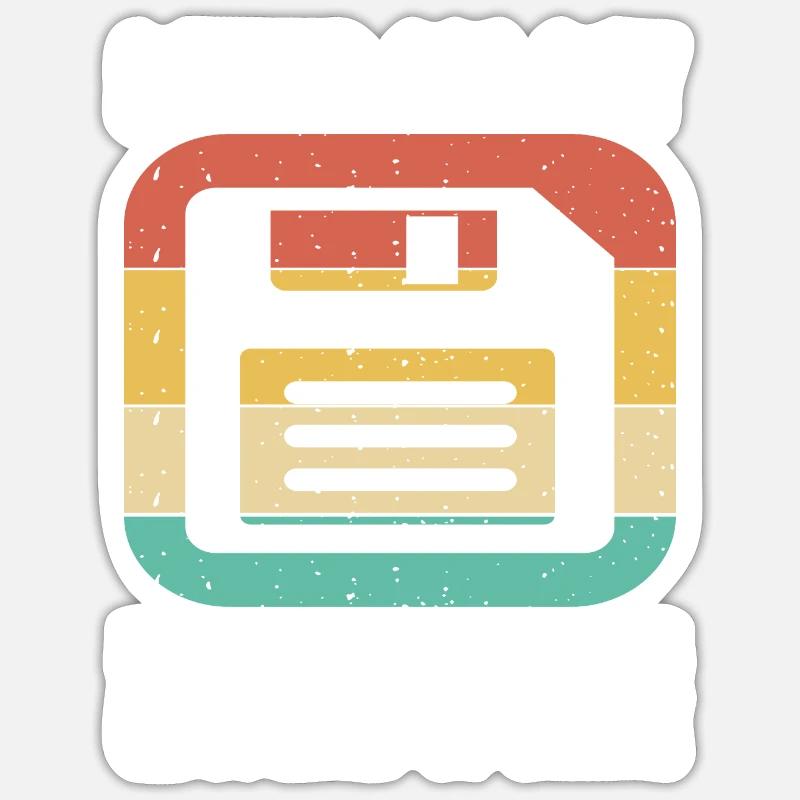 I keep all my Dad Jokes in a Dad - A - Base - Sticker size S (10 x 10 cm) - white matte