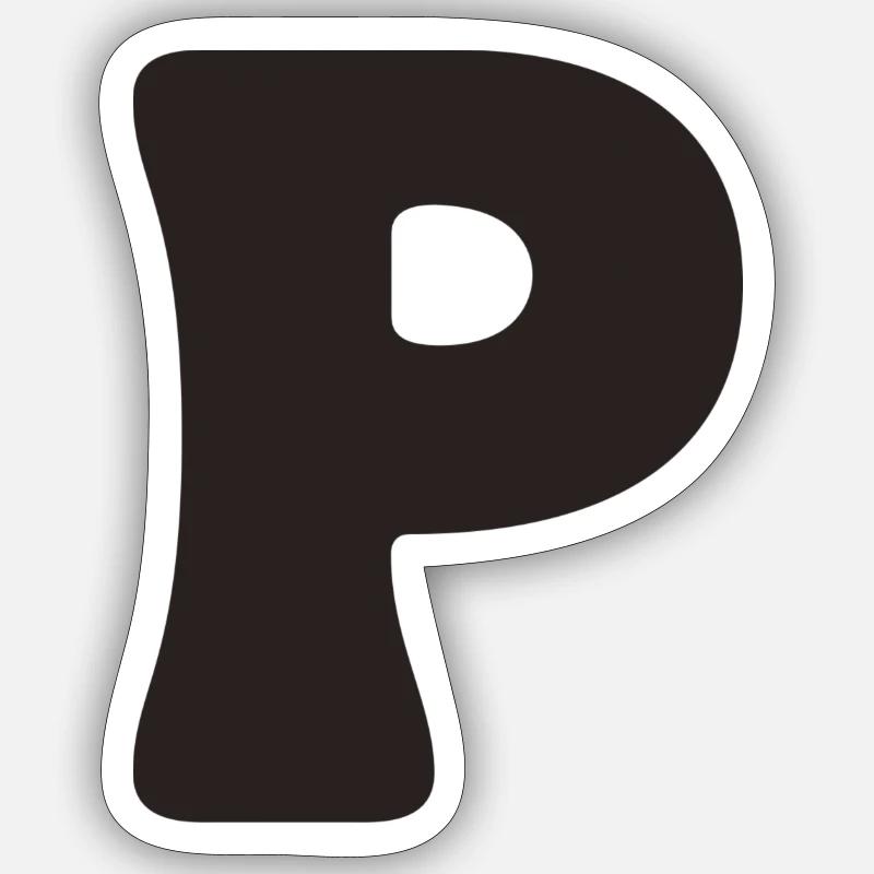 P - Sticker size S (10 x 10 cm) - white matte