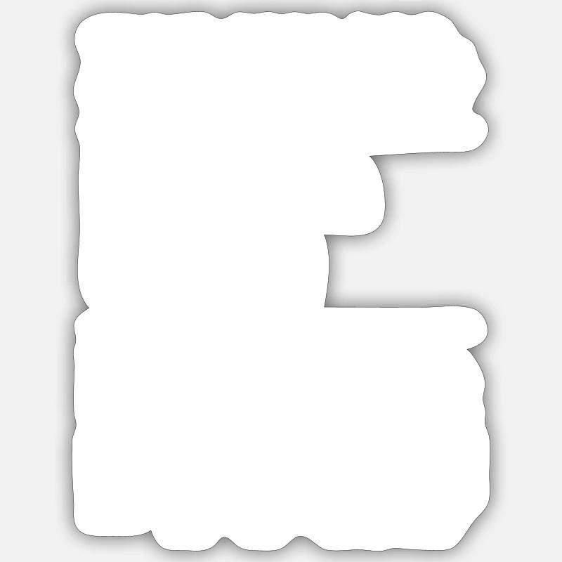 Human Being - Sticker Größe S (10 x 10 cm) - Mattweiß