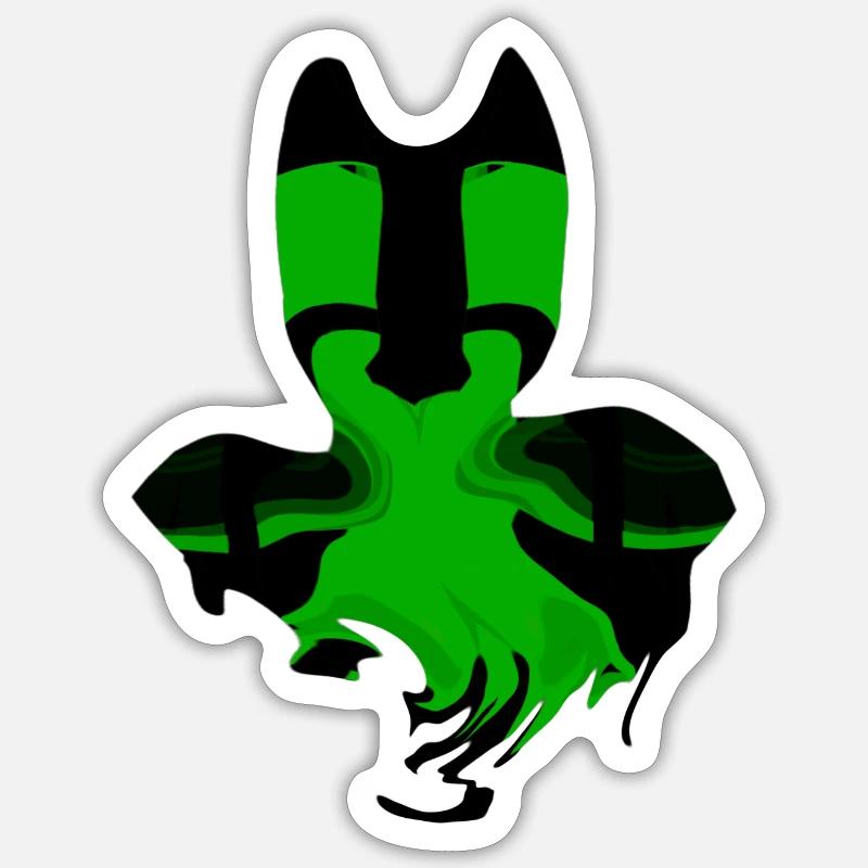 Alien Bakemono Sticker size S (10 x 10 cm)