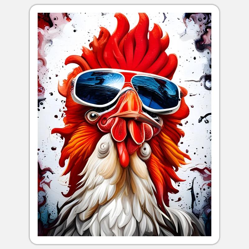 Sticker taille S (10 x 10 cm) - 