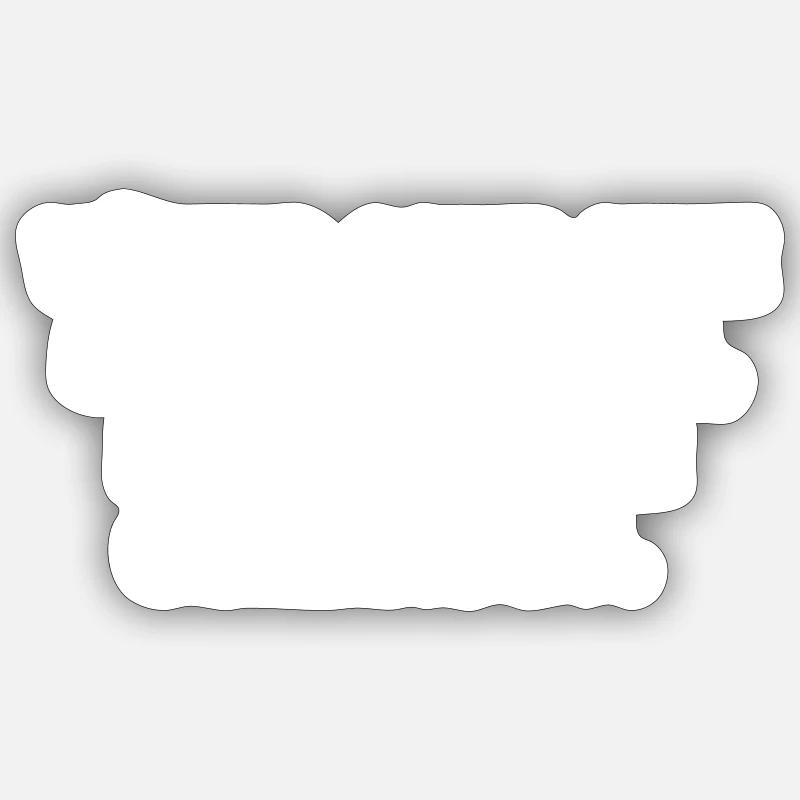 Väter sind wie Superhelden - Sticker Größe S (10 x 10 cm) - Mattweiß