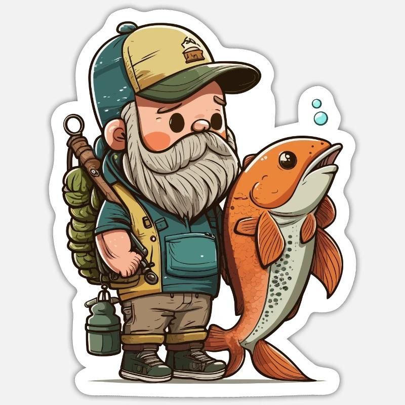 Fischer-Preis Sticker Größe S (10 x 10 cm)