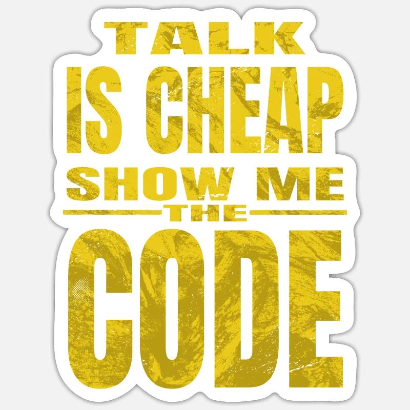 but i do computer science gift idea hacking coding Sticker Größe S (10 x 10 cm)