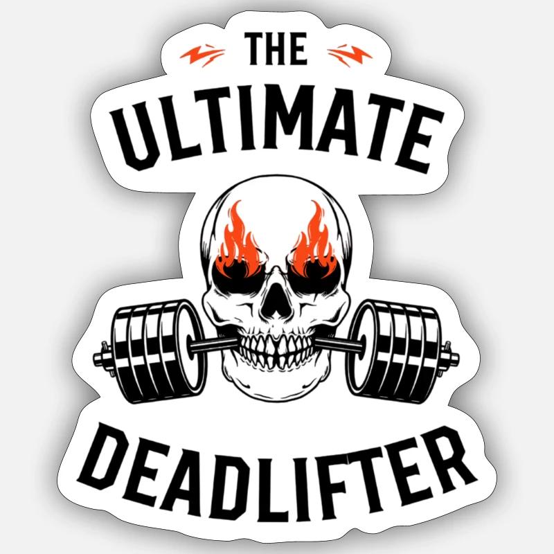 Ultimate Deadlifter Sticker Größe S (10 x 10 cm)