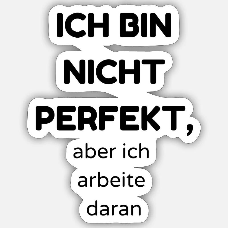 Perfekt Sticker Größe S (10 x 10 cm)