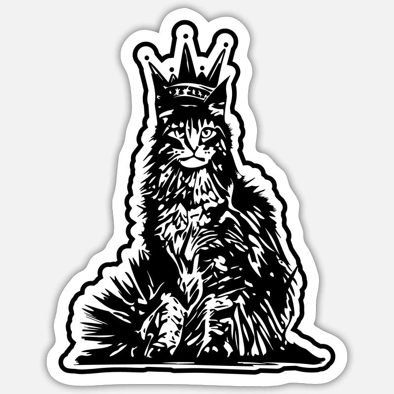 SECRET KING Sticker size S (10 x 10 cm)
