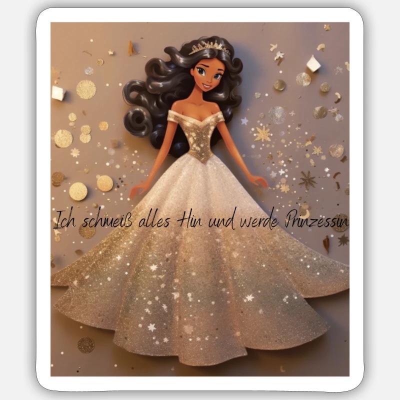 Dein Abschnittstext Sticker Größe S (10 x 10 cm)