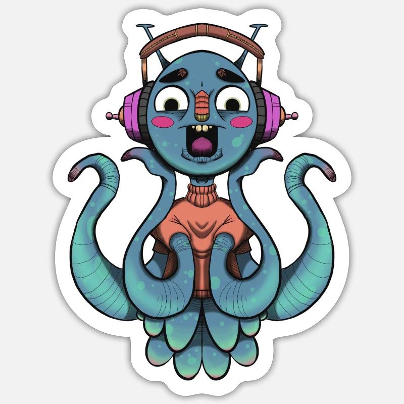 Ecstatic Sticker size S (10 x 10 cm)