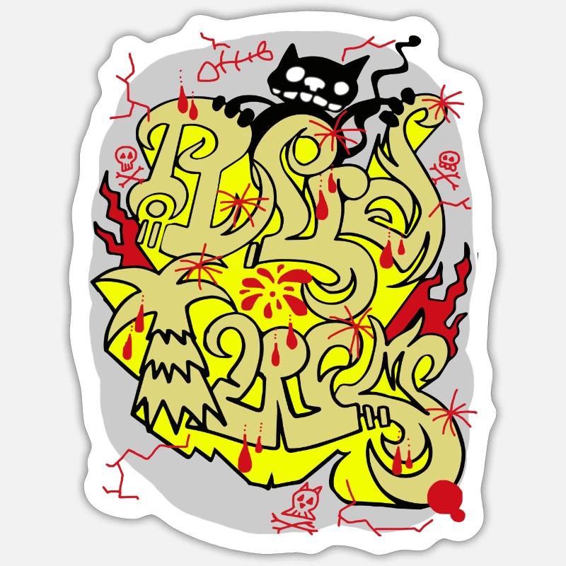Sticker Größe S (10 x 10 cm) - 