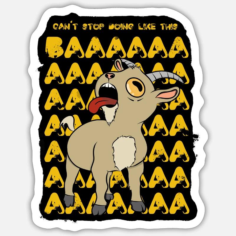 Can't stop doing like this Sticker size S (10 x 10 cm)