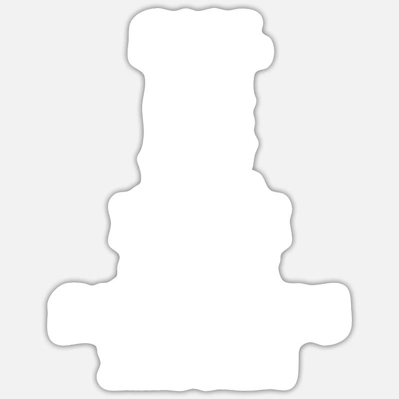 Soll ich dir mal meine Game Sammlung zeigen - Sticker Größe S (10 x 10 cm) - Mattweiß