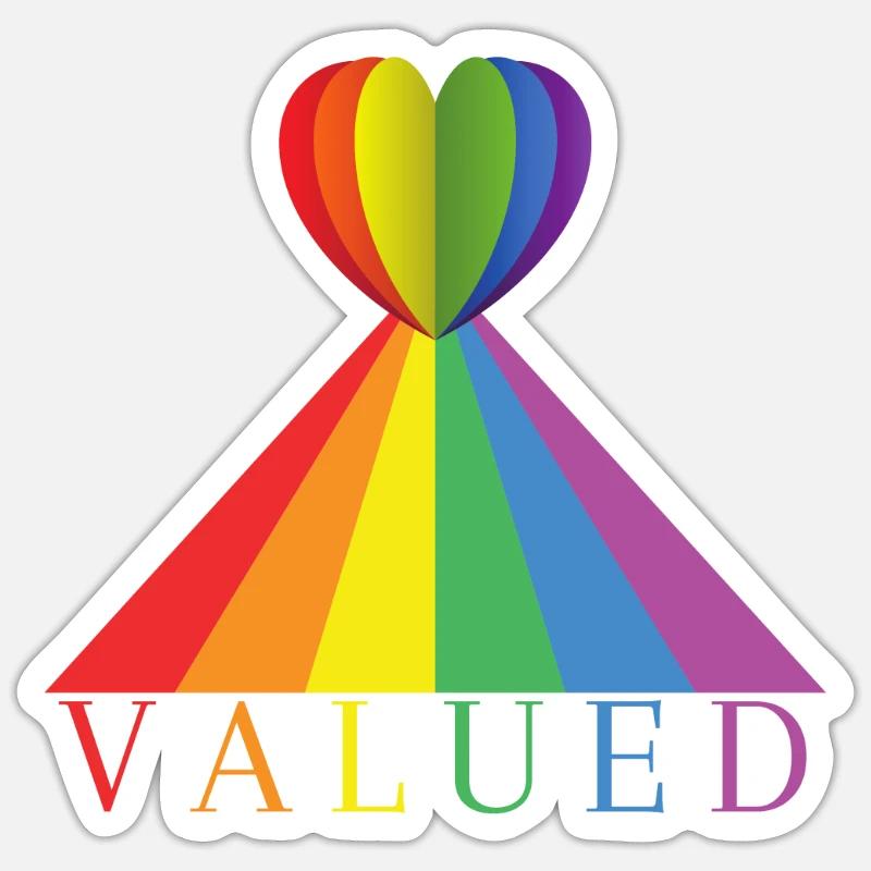 Évalués - Sticker taille S (10 x 10 cm) - blanc mat