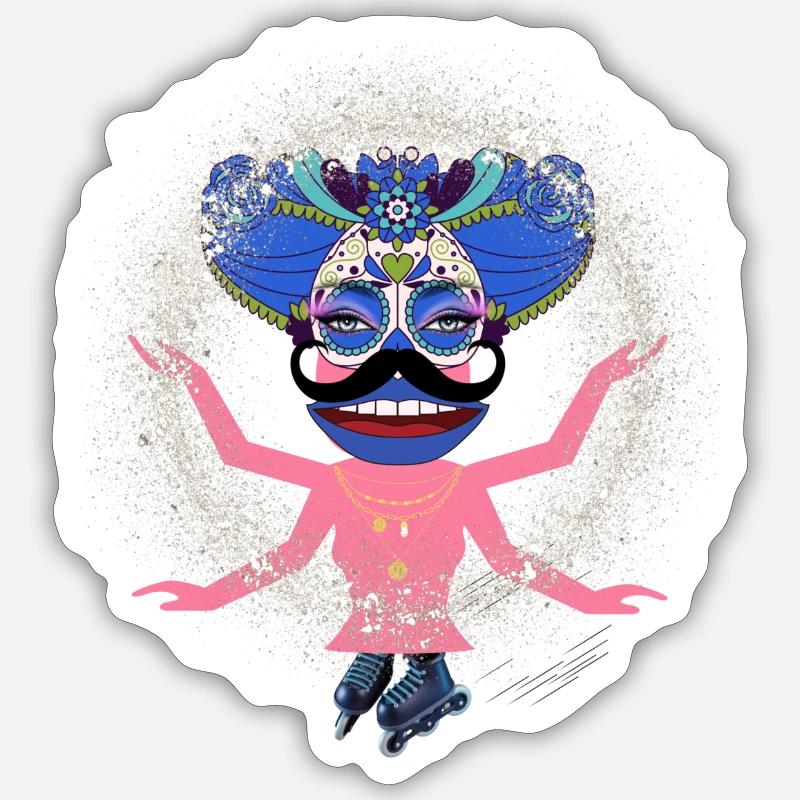 Rosa - Sticker size S (10 x 10 cm) - white matte