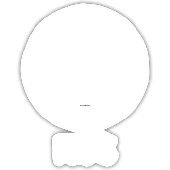 KOS Liebe - Sticker Größe S (10 x 10 cm) - Mattweiß - Vorne