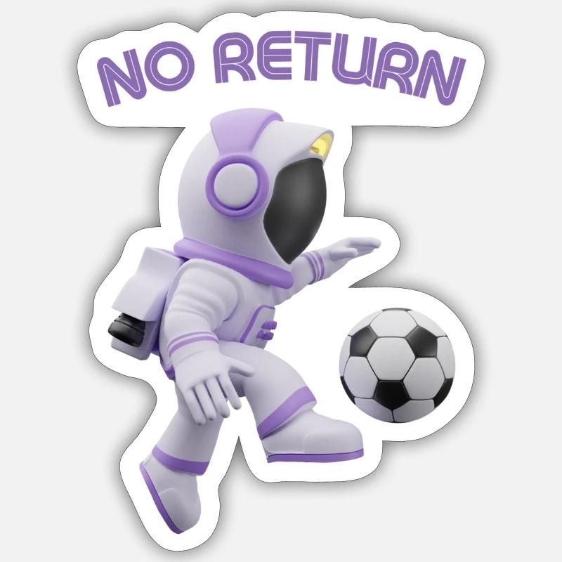 No Return Sticker size S (10 x 10 cm)