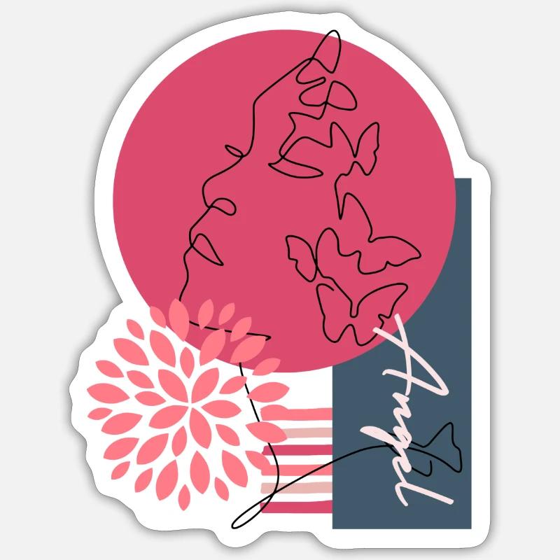 Magical Femininity - Sticker size S (10 x 10 cm) - white matte