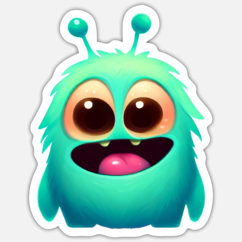 KiiddyTikki Foo Sticker size S (10 x 10 cm)