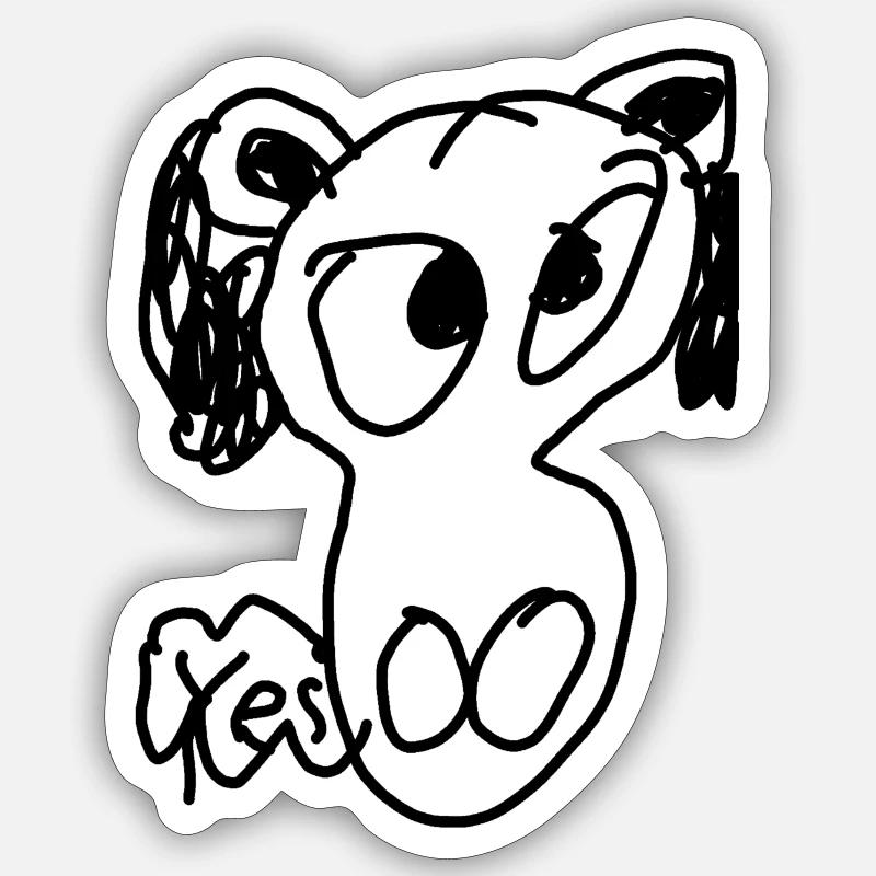 Sticker taille S (10 x 10 cm) - 