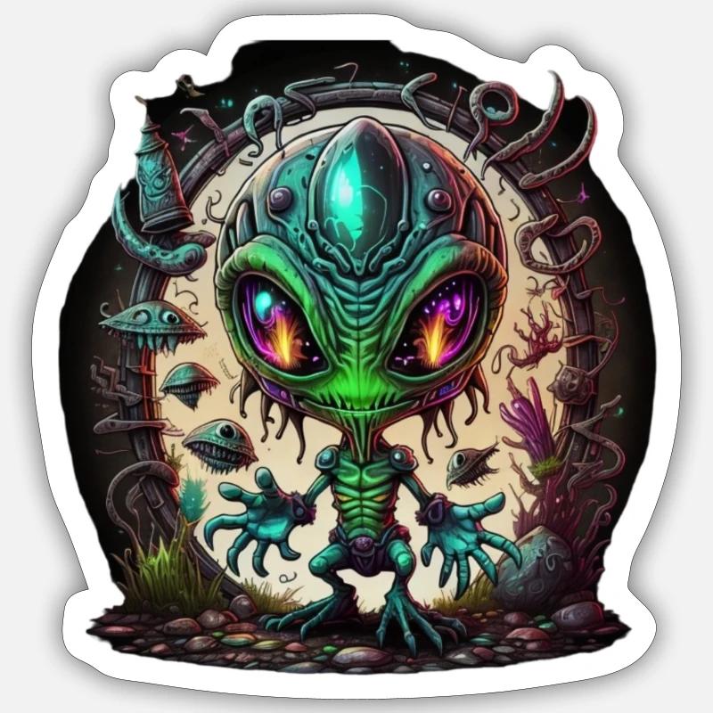 Sticker taille S (10 x 10 cm) - 