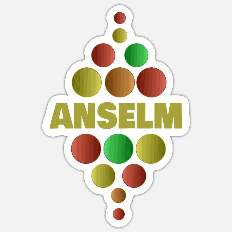 First grader Anselm - Sticker size S (10 x 10 cm) - white matte