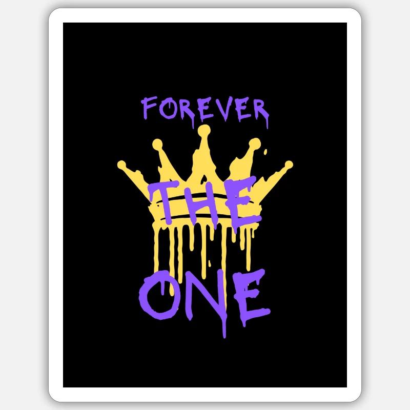 the ONE - Sticker Größe S (10 x 10 cm) - Mattweiß