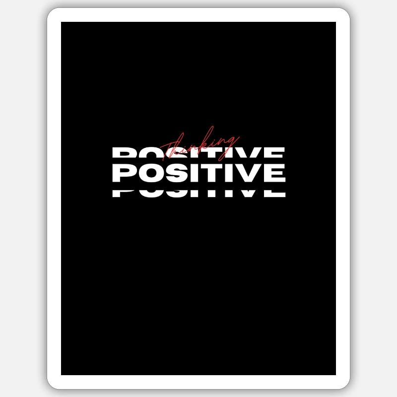 Conception positive Sticker taille S (10 x 10 cm)