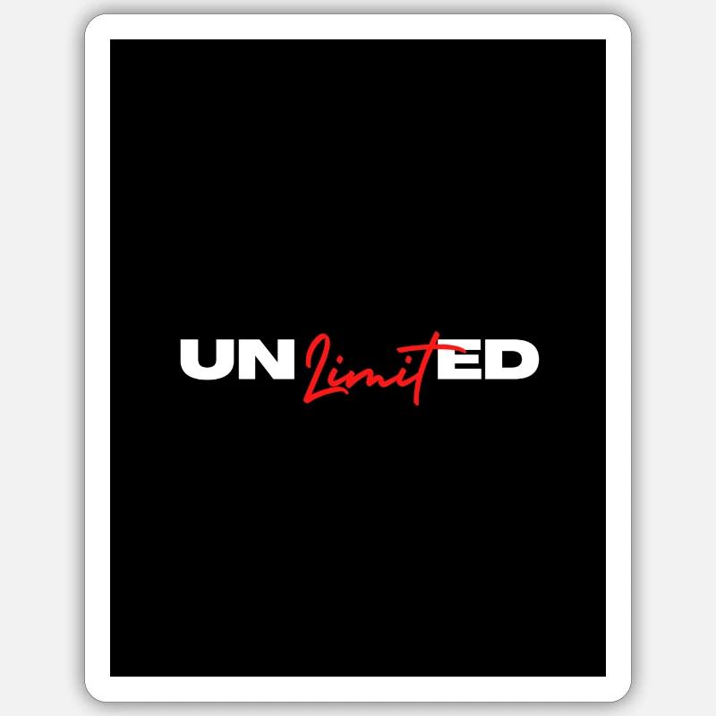 Design illimité - Sticker taille S (10 x 10 cm) - blanc mat