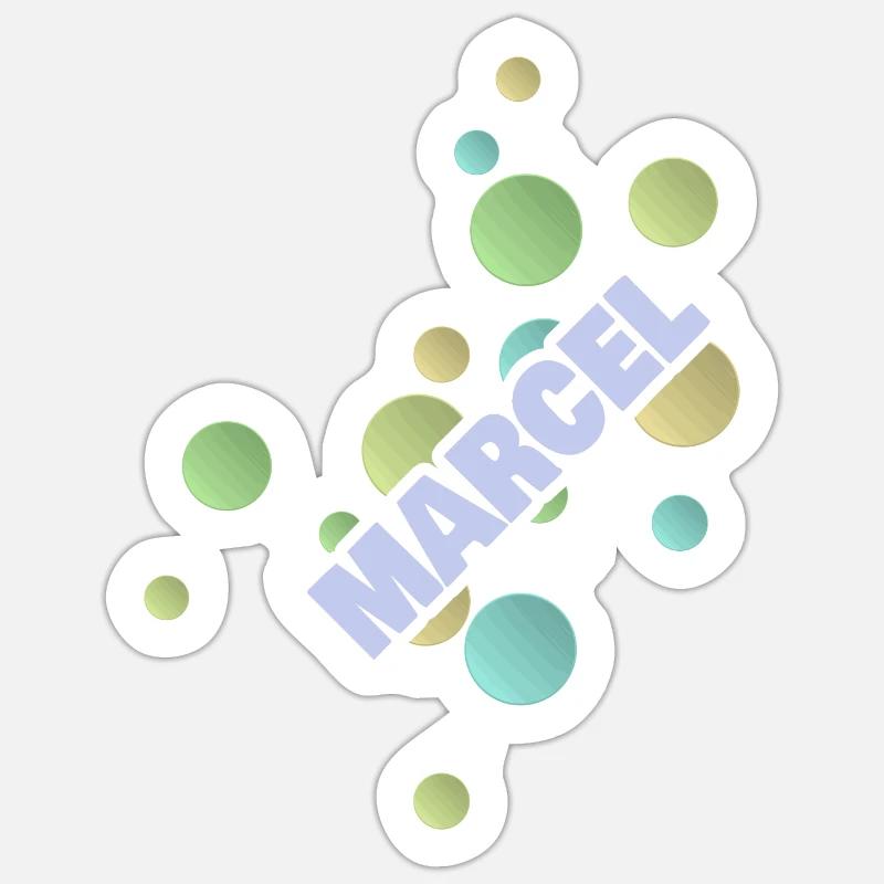 Fachhochschule Marcel - Sticker Größe S (10 x 10 cm) - Mattweiß