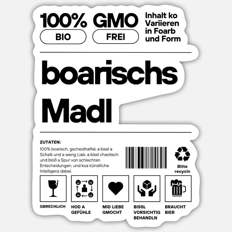 Sticker Größe S (10 x 10 cm) - 