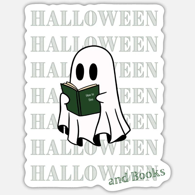 Halloween - Sticker size S (10 x 10 cm) - white matte