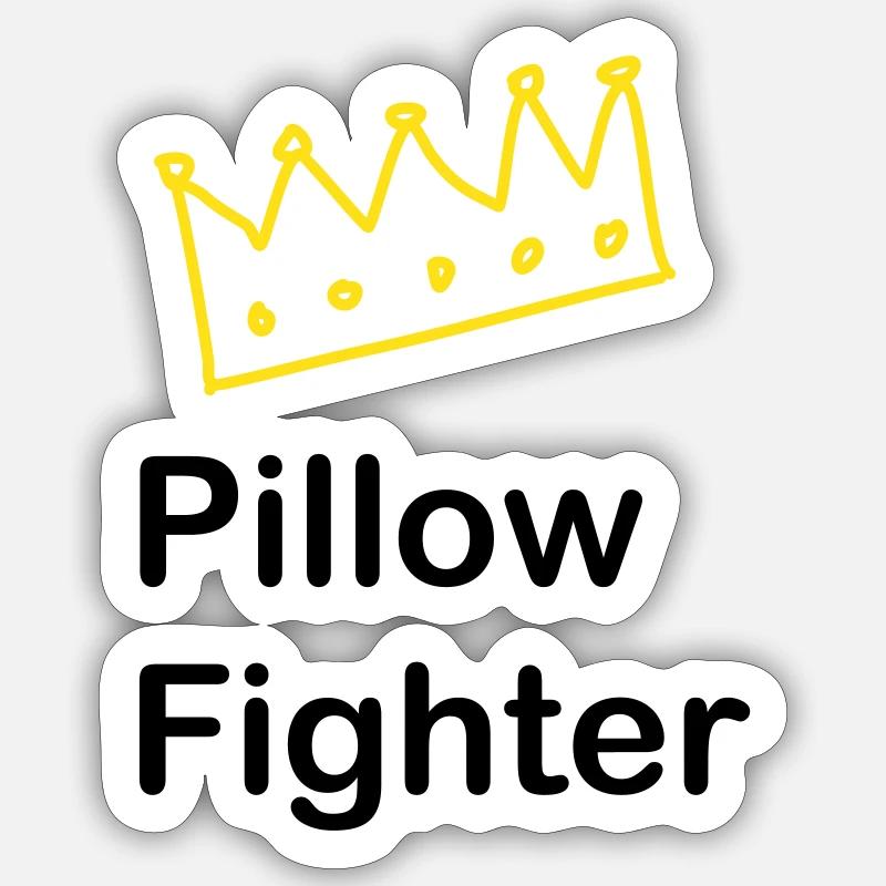 ChampionPillow 1 - Sticker size S (10 x 10 cm) - white matte