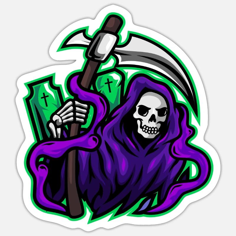 faucheuse Sticker taille S (10 x 10 cm)