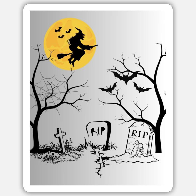 Helloween Sticker Größe S (10 x 10 cm)