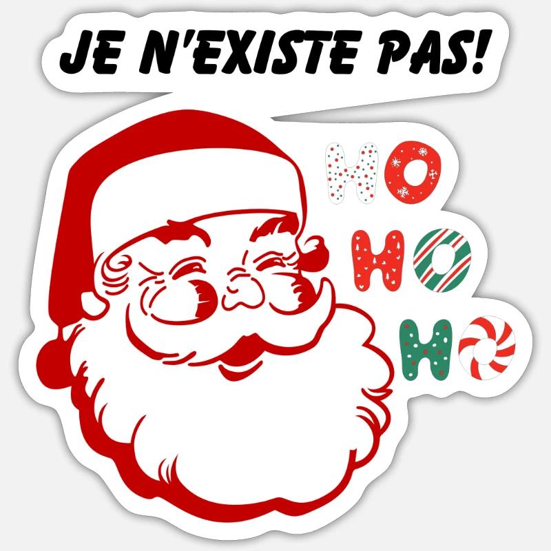 I don't exist! - Sticker size S (10 x 10 cm) - white matte