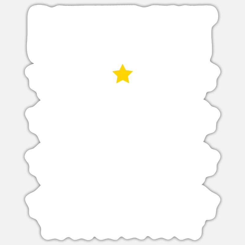 Différent - Sticker taille S (10 x 10 cm) - blanc mat